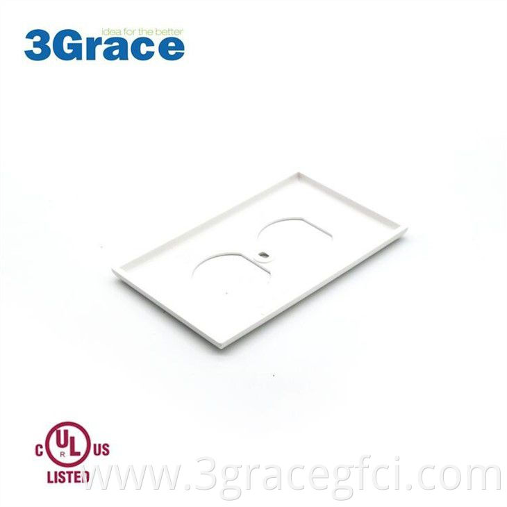 1 Gang Cover Plate For Conventional Receptacle2
